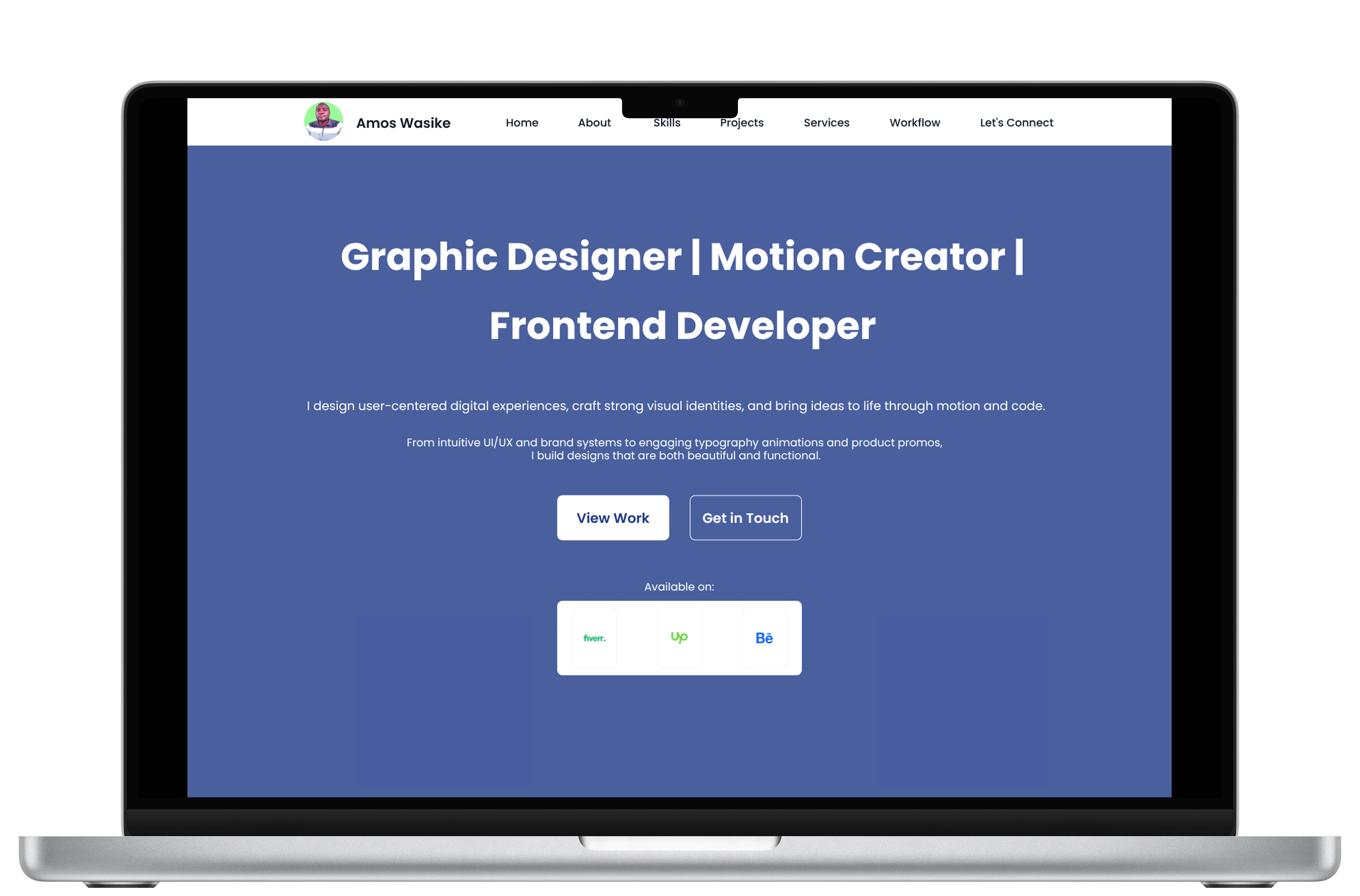 Desktop mockup