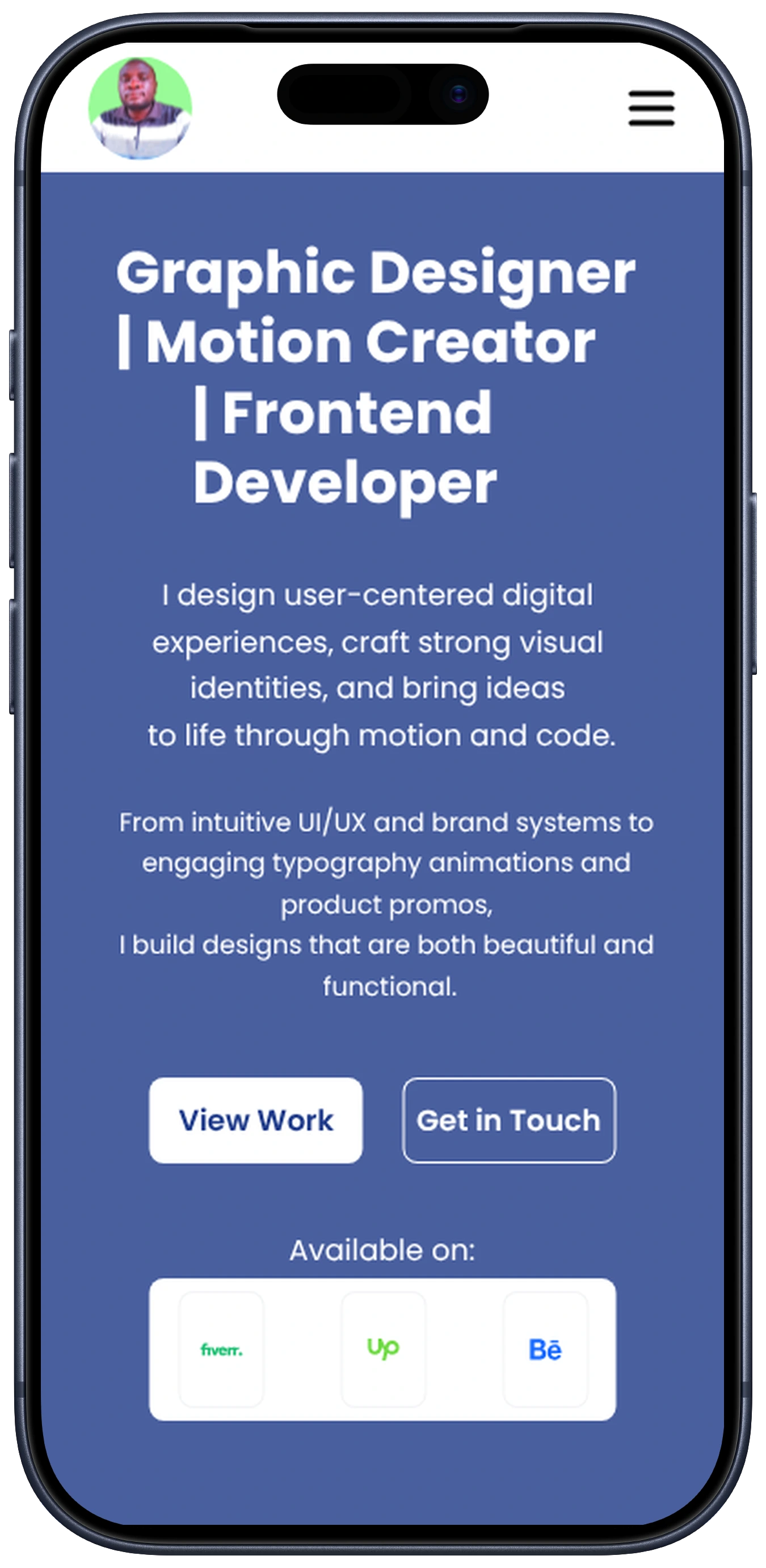 Mobile mockup