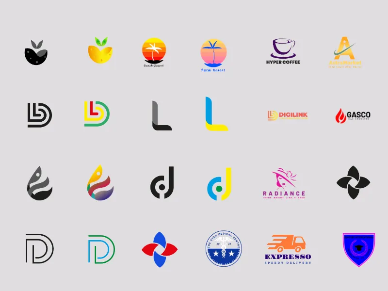 Logo design project preview